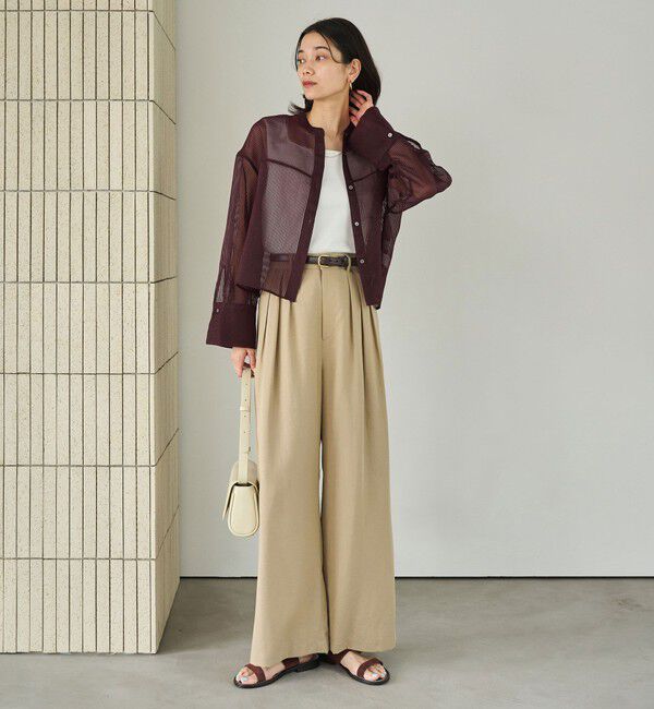 UNITED ARROWS green label relaxing「シアー コードレーン シャツ」|シャツ・ブラウス|