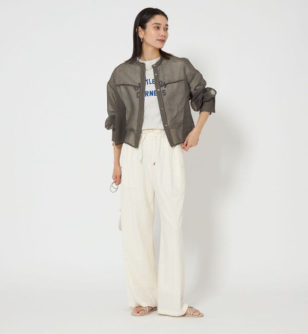 UNITED ARROWS green label relaxing「シアー コードレーン シャツ」|シャツ・ブラウス|