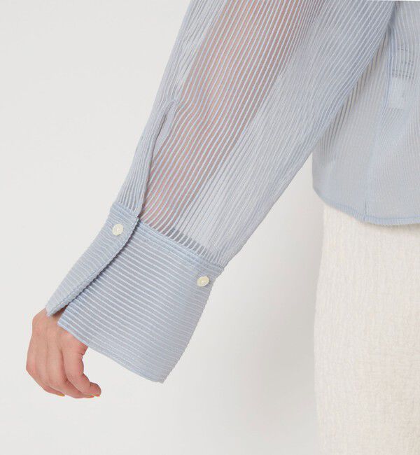 UNITED ARROWS green label relaxing「シアー コードレーン シャツ」|シャツ・ブラウス|