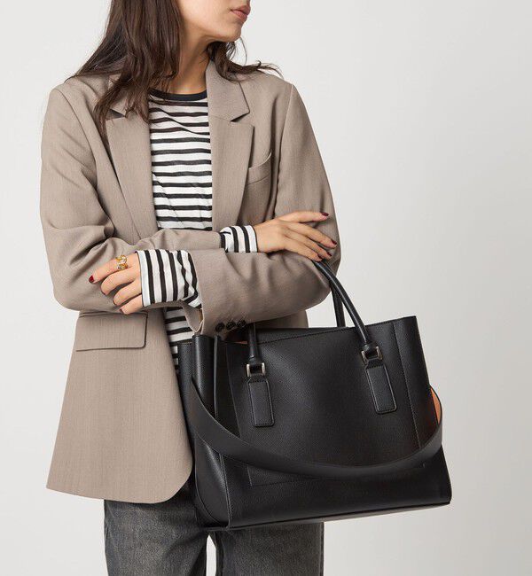 UNITED ARROWS green label relaxing「【WEB限定】トラペーズ ワイドベルト トートバッグ / A4 / 通勤」|トートバッグ|