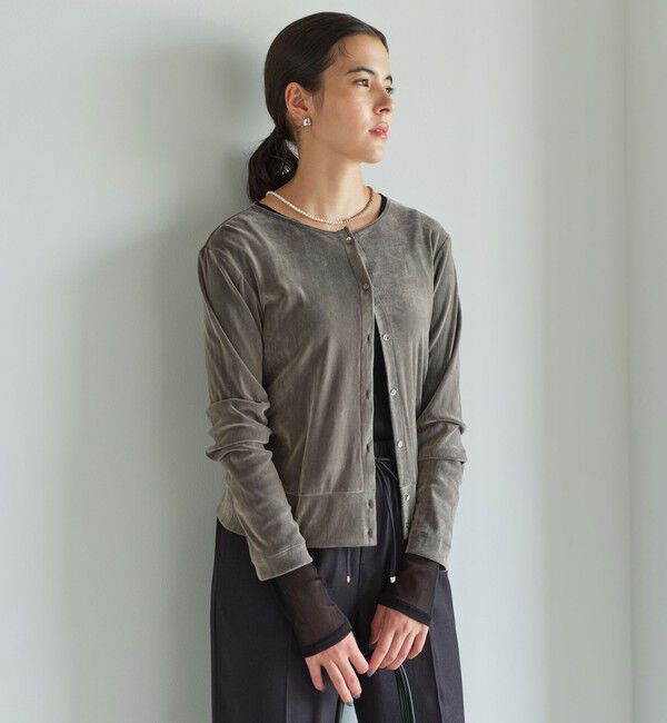 UNITED ARROWS green label relaxing「極みシアーフロッキーカーデ」|カーディガン|