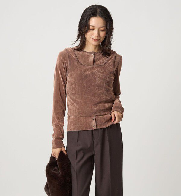 UNITED ARROWS green label relaxing「極みシアーフロッキーカーデ」|カーディガン|