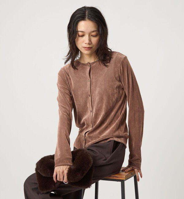 UNITED ARROWS green label relaxing「極みシアーフロッキーカーデ」|カーディガン|