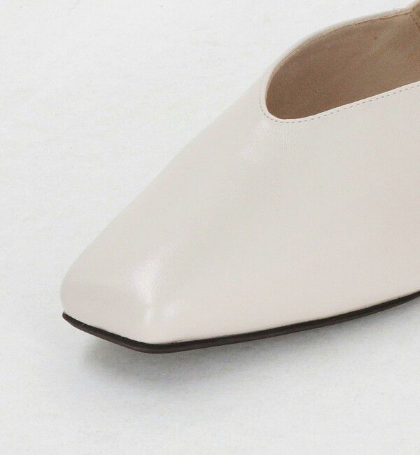 UNITED ARROWS green label relaxing「スクエア 2WAY フラットシューズ」|ローファー|