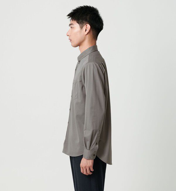 UNITED ARROWS green label relaxing「【WEB限定】JUST fit トリコット ジャカード シャツ」|シャツ・ブラウス|