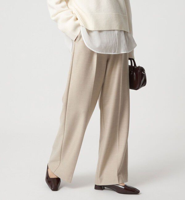 UNITED ARROWS green label relaxing「［size SHORT/TALLあり］ニーハイフレアパンツ ウラキモウ」|その他|