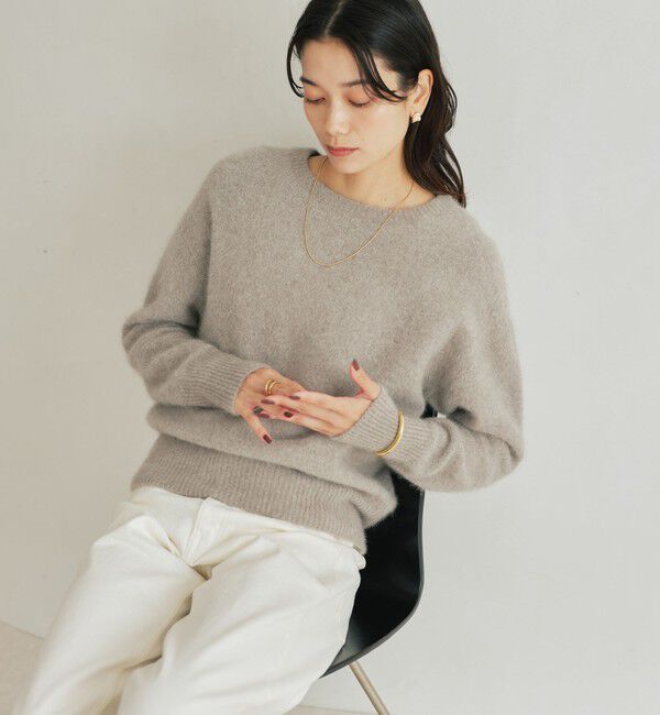 UNITED ARROWS green label relaxing「【結論シリーズ】ふれてヘアリーニット」|ニット・セーター|