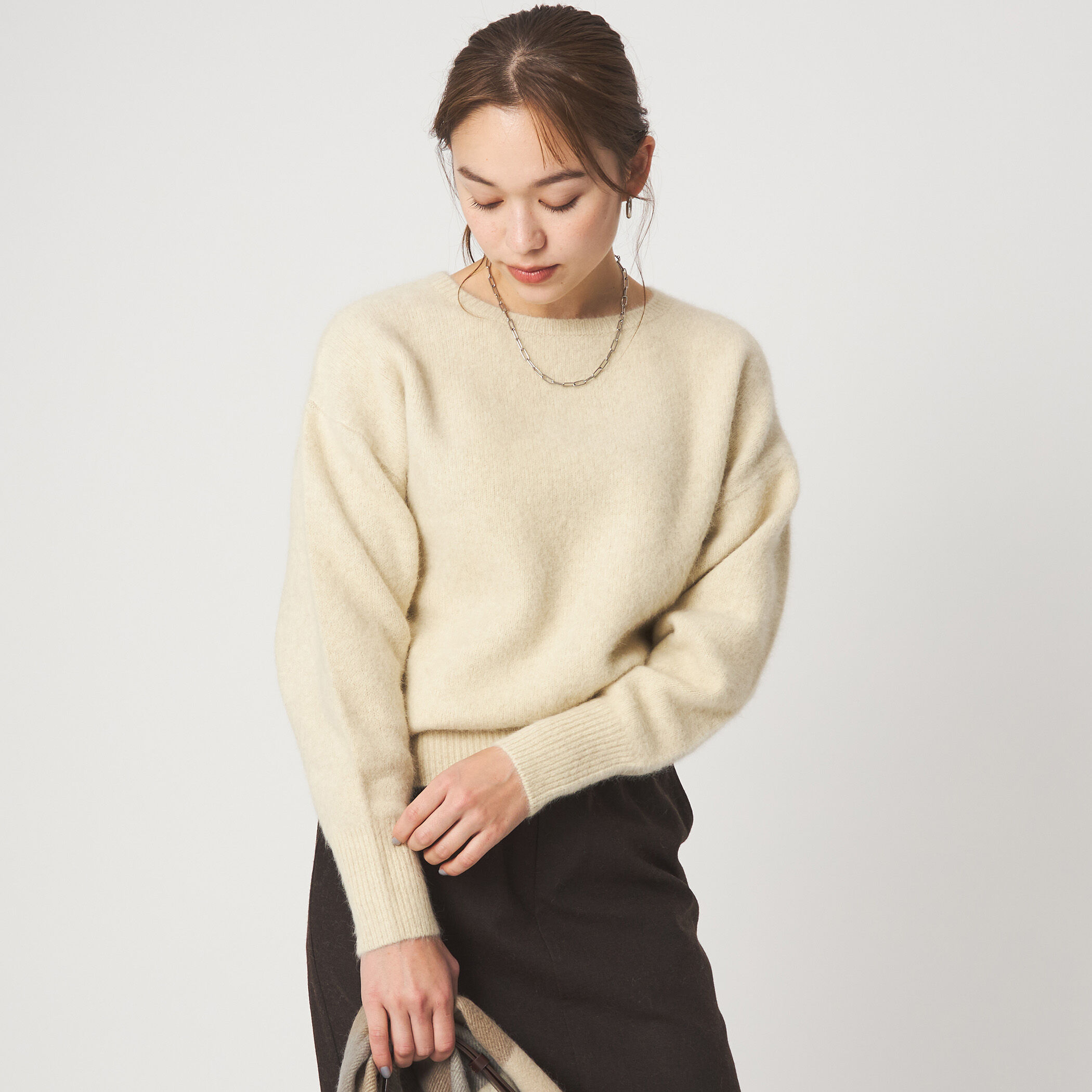 UNITED ARROWS green label relaxing「【結論シリーズ】ふれてヘアリーニット」|ニット・セーター|