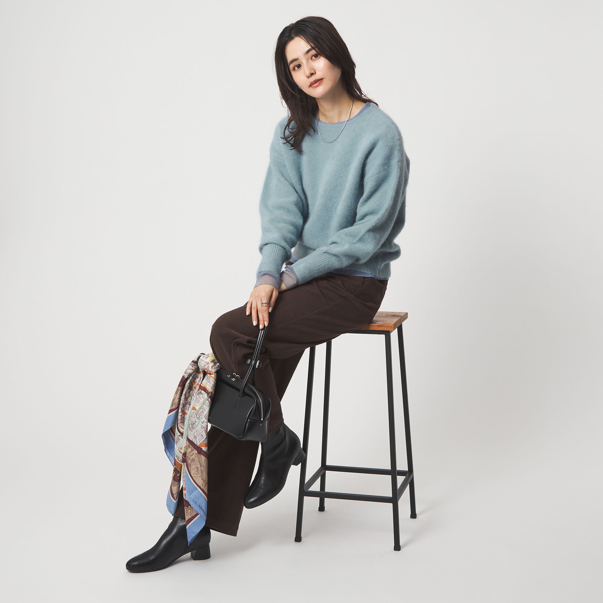 UNITED ARROWS green label relaxing「【結論シリーズ】ふれてヘアリーニット」|ニット・セーター|