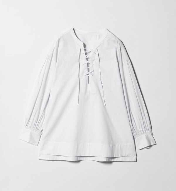 UNITED ARROWS green label relaxing「レースアップ ブラウス」|シャツ・ブラウス|