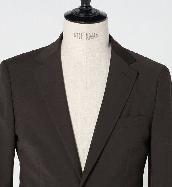 UNITED ARROWS green label relaxing「A+ TWPU トロピカル無地 2B スリム セットアップ ジャケット -ウォッシャブル・ストレッチ-」|スーツ|