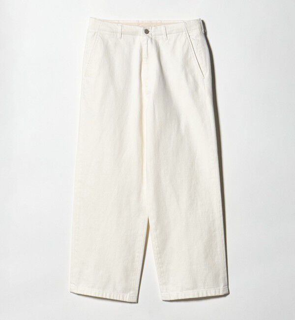 UNITED ARROWS green label relaxing「ウォッシュド ワイド デニムパンツ」|デニム|
