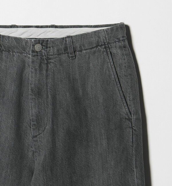 UNITED ARROWS green label relaxing「ウォッシュド ワイド デニムパンツ」|デニム|