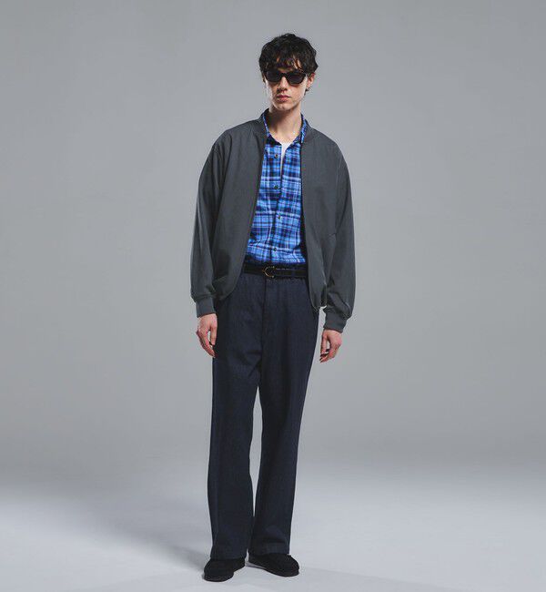 UNITED ARROWS green label relaxing「ウォッシュド ワイド デニムパンツ」|デニム|