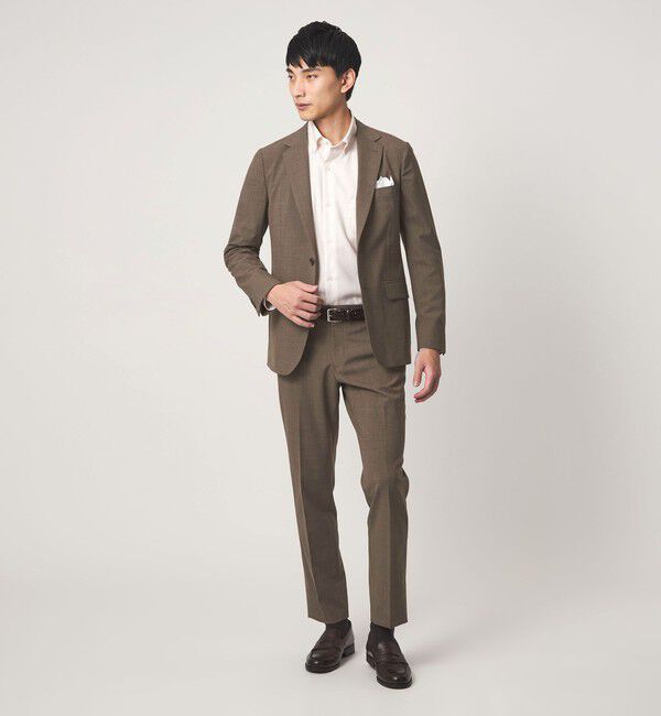 UNITED ARROWS green label relaxing「A+ TWPU チドリ 2B スリム セットアップ ジャケット -ウォッシャブル・ストレッチ-」|スーツ|