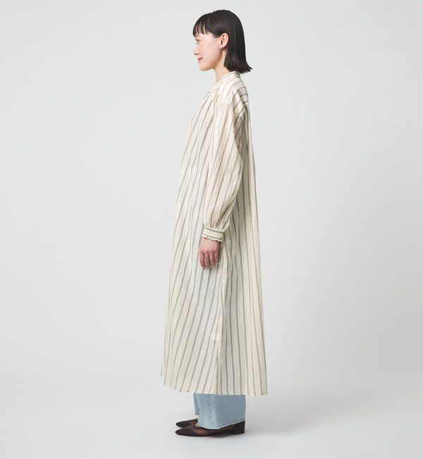 UNITED ARROWS green label relaxing「ギャザー シャツワンピース」|ワンピース|