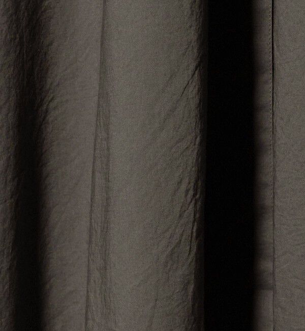 UNITED ARROWS green label relaxing「ギャザー ソリッド シャツワンピース」|ワンピース|