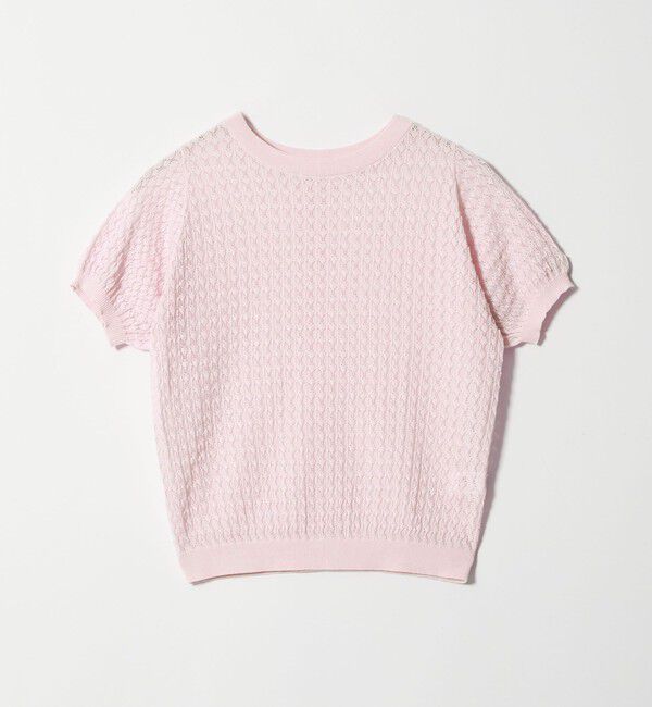 EMMEL REFINES「＜EMMEL REFINES＞EM HW スカシアミ ショートスリーブ ニット」|ニット・セーター|