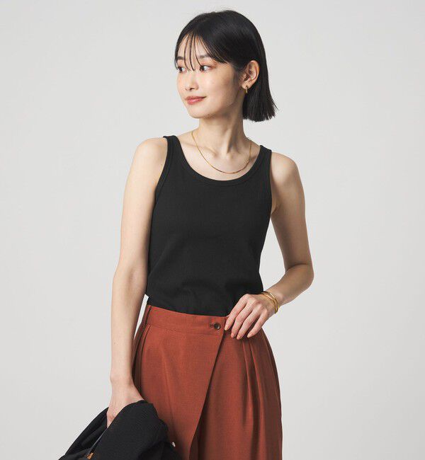 UNITED ARROWS green label relaxing「ベーシック リブ タンクトップ」|タンクトップ|