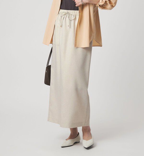 UNITED ARROWS green label relaxing「［size SHORTあり］スラブオックス スカート マシンウォッシャブル」|タイト|