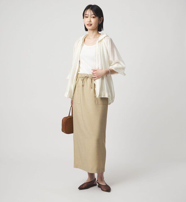 UNITED ARROWS green label relaxing「［size SHORTあり］スラブオックス スカート マシンウォッシャブル」|タイト|