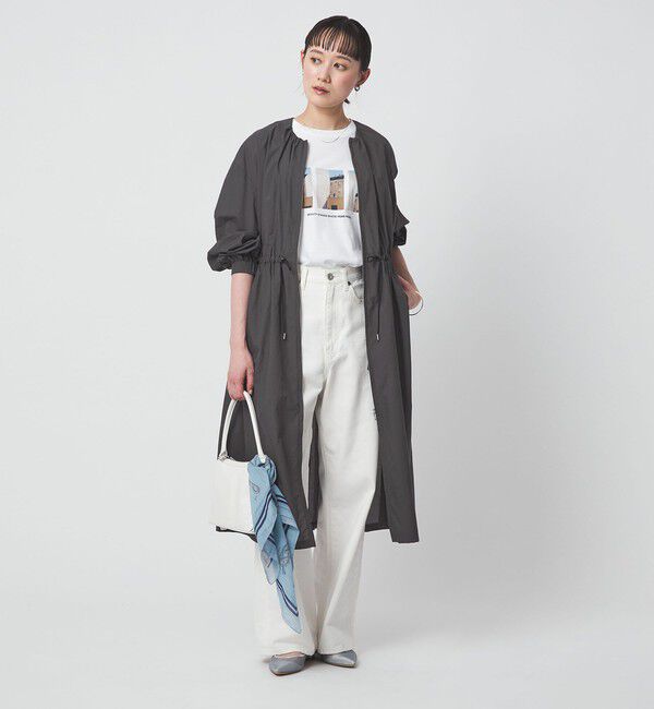 UNITED ARROWS green label relaxing「ギャザー ドロスト コート 撥水」|その他|