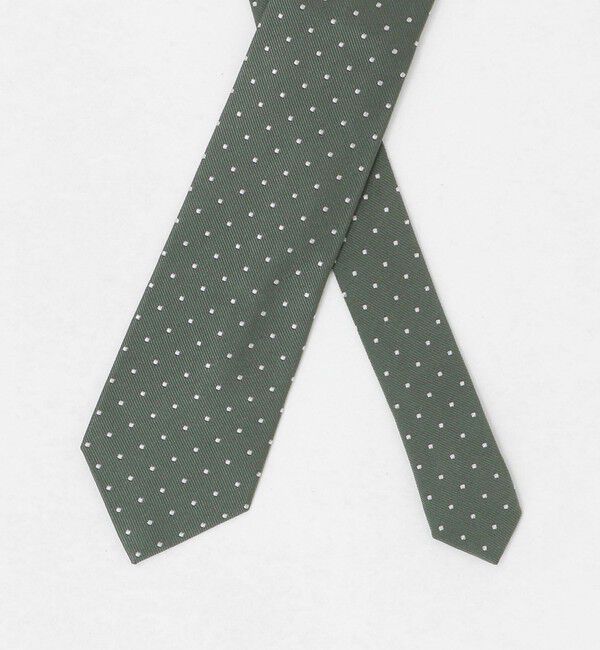 UNITED ARROWS green label relaxing「GLR シルク1 8.0cm ドット ネクタイ」|ネクタイ・蝶ネクタイ|