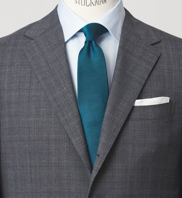 UNITED ARROWS green label relaxing「GLR シルク1 8.0cm ソリッド ネクタイ」|ネクタイ・蝶ネクタイ|TURQUOISE