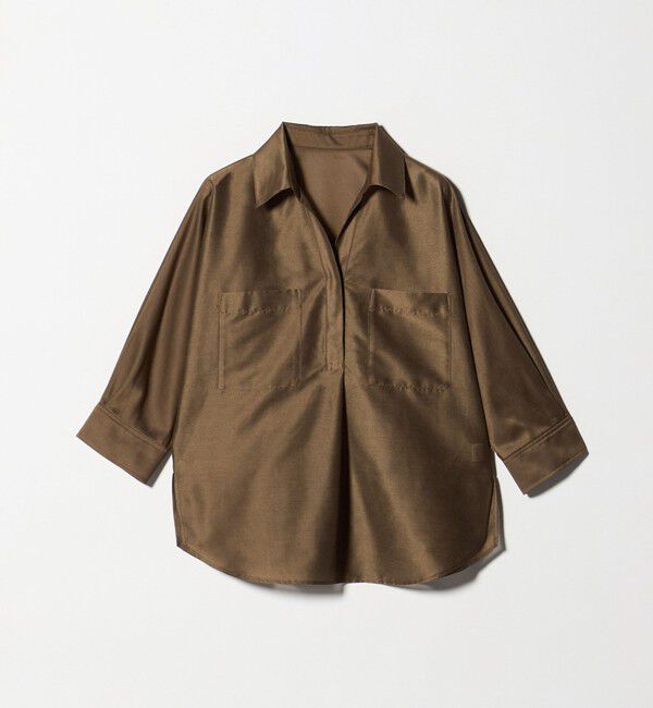 UNITED ARROWS green label relaxing「カールマイヤー スキッパー ポケット シャツ マシンウォッシャブル 通気性」|シャツ・ブラウス|