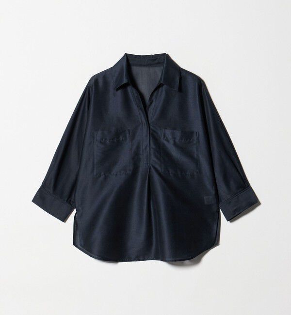 UNITED ARROWS green label relaxing「カールマイヤー スキッパー ポケット シャツ マシンウォッシャブル 通気性」|シャツ・ブラウス|