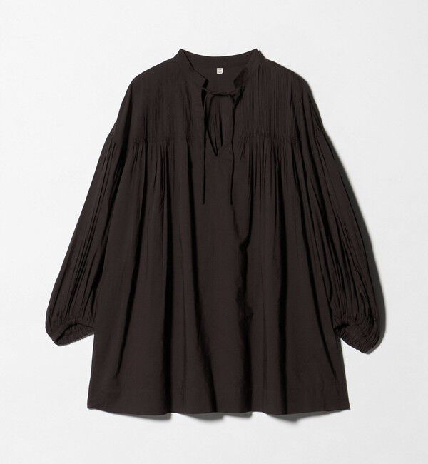 UNITED ARROWS green label relaxing「ボリュームスリーブ ピンタック ブラウス」|シャツ・ブラウス|MD.BROWN