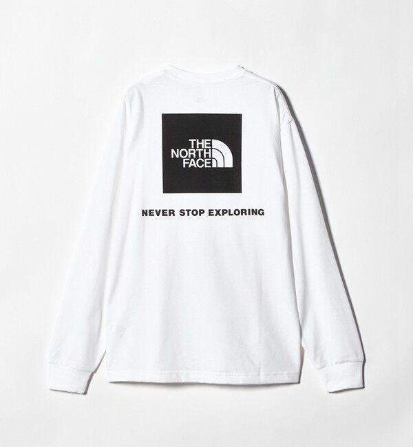 UNITED ARROWS green label relaxing「＜THE NORTH FACE＞バック スクエアロゴ ロングスリーブ 長袖 Tシャツ」|Tシャツ・カットソー|OFF WHITE