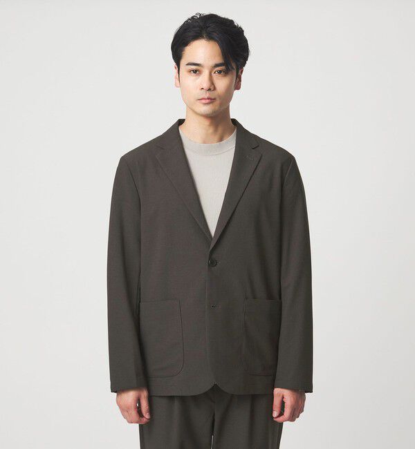 UNITED ARROWS green label relaxing「ワープ ニット リラックス ジャケット -ストレッチ・吸水速乾-」|テーラードジャケット|