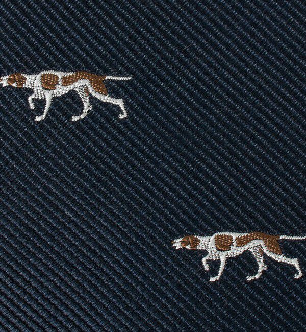 UNITED ARROWS green label relaxing「GLR ジャパン タンゴ 8.0cm モチーフ2 犬柄 ネクタイ」|ネクタイ・蝶ネクタイ|