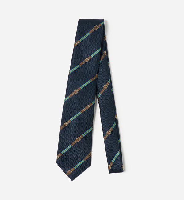 UNITED ARROWS green label relaxing「GLR ジャパン タンゴ 8.0cm モチーフ1 ネクタイ」|ネクタイ・蝶ネクタイ|NAVY