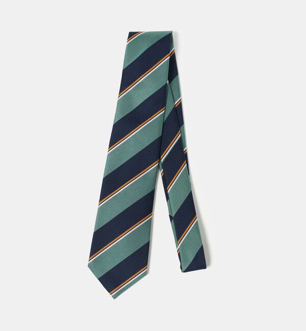 UNITED ARROWS green label relaxing「GLR ジャパン タンゴ 8.0cm ストライプ5 ネクタイ」|ネクタイ・蝶ネクタイ|NAVY