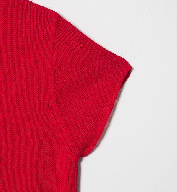 EMMEL REFINES「＜EMMEL REFINES＞EM ソフトニット ボタン ショートスリーブ」|ニット・セーター|