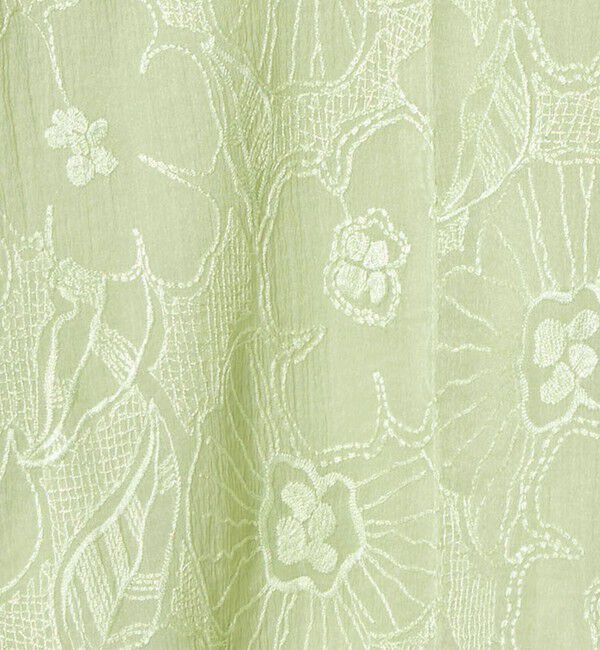 EMMEL REFINES「＜EMMEL REFINES＞EM フラワー シシュウ シアー ブラウス」|シャツ・ブラウス|