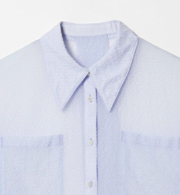 EMMEL REFINES「＜EMMEL REFINES＞EM シアー ポコ シャツ」|シャツ・ブラウス|