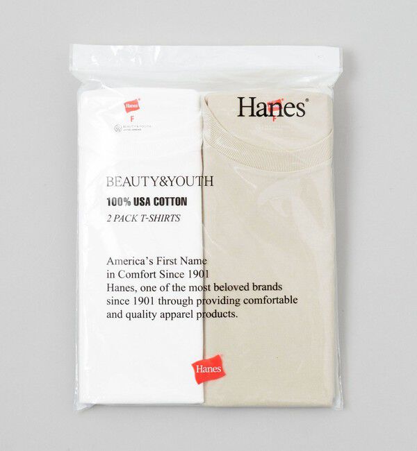 BEAUTY&YOUTH UNITED ARROWS「【別注】＜Hanes＞2パック Tシャツ」|Tシャツ・カットソー|BEIGE