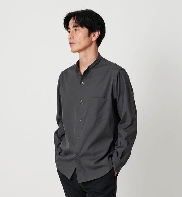 BEAUTY&YOUTH UNITED ARROWS「70/2 ブロード バンドカラー  シャツ REGULAR型」|シャツ・ブラウス|
