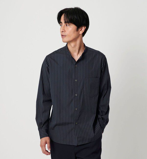 BEAUTY&YOUTH UNITED ARROWS「70/2 ブロード バンドカラー  シャツ REGULAR型」|シャツ・ブラウス|