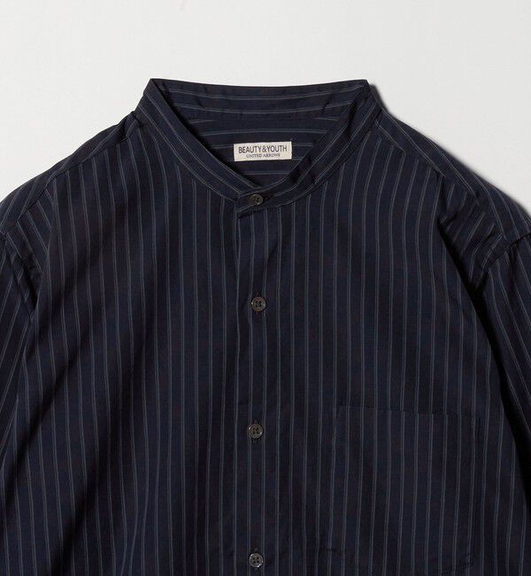 BEAUTY&YOUTH UNITED ARROWS「70/2 ブロード バンドカラー  シャツ REGULAR型」|シャツ・ブラウス|