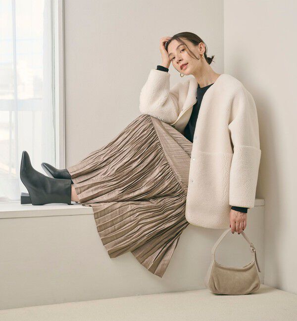 BEAUTY&YOUTH UNITED ARROWS「スエード ムーン ワイドベルト ワンショルダーバッグ」|ショルダー・メッセンジャー|