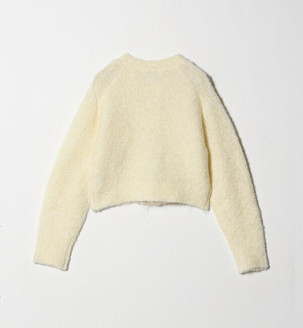 BEAUTY&YOUTH UNITED ARROWS「ウールブレンド ブークレ クルーネックカーディガン」|カーディガン|