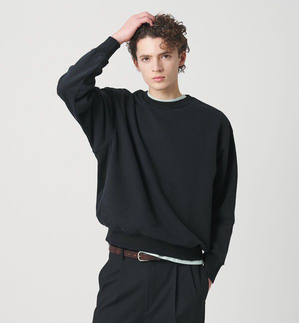 BEAUTY&YOUTH UNITED ARROWS「ピーチスキン ダメージ クルーネック スウェット」|スウェット・ジャージ|