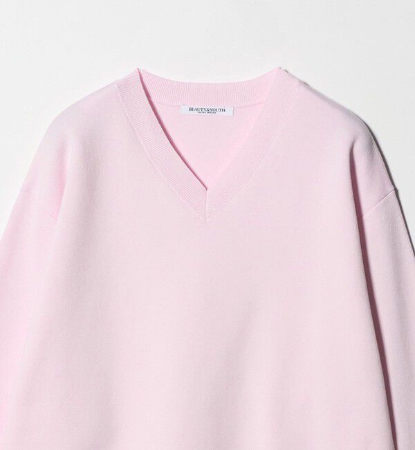 BEAUTY&YOUTH UNITED ARROWS「コットンブレンド Vネックニットプルオーバー ウォッシャブル」|ニット・セーター|