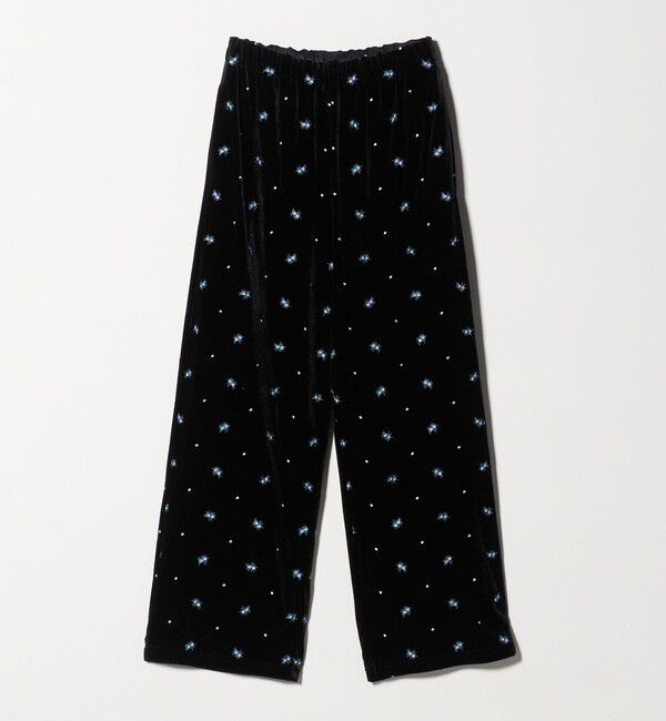 BEAUTY&YOUTH UNITED ARROWS「エンブロイダリー ベロアイージーパンツ ウォッシャブル」|その他|
