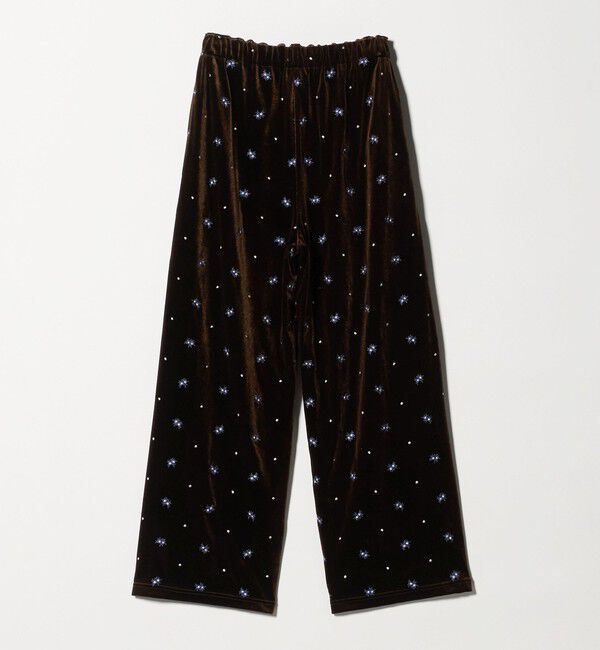 BEAUTY&YOUTH UNITED ARROWS「エンブロイダリー ベロアイージーパンツ ウォッシャブル」|その他|