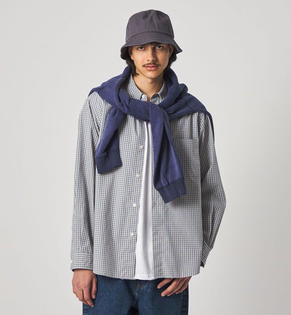 STEVEN ALAN「＜Steven Alan＞ 60 コンパクトヤーン チェック レギュラーカラー シャツ NARROW」|シャツ・ブラウス|